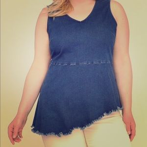 Denim top